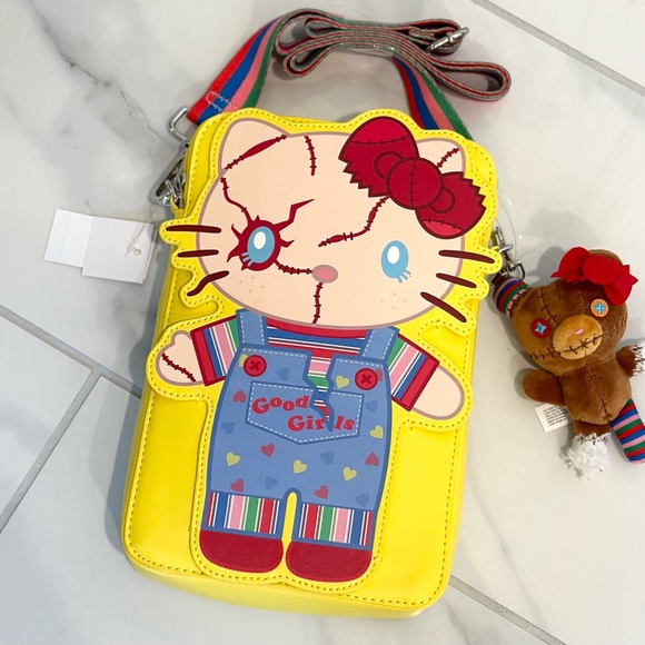 Hello Kitty Chucky Shoulder Bag with Strap! New! - Picture 3 of 6